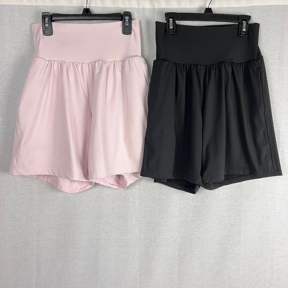 Halara Shorts Bundle Cool Touch Softlyzero 2 in 1 Preppy Sporty Athleisure Golf - Picture 1 of 9